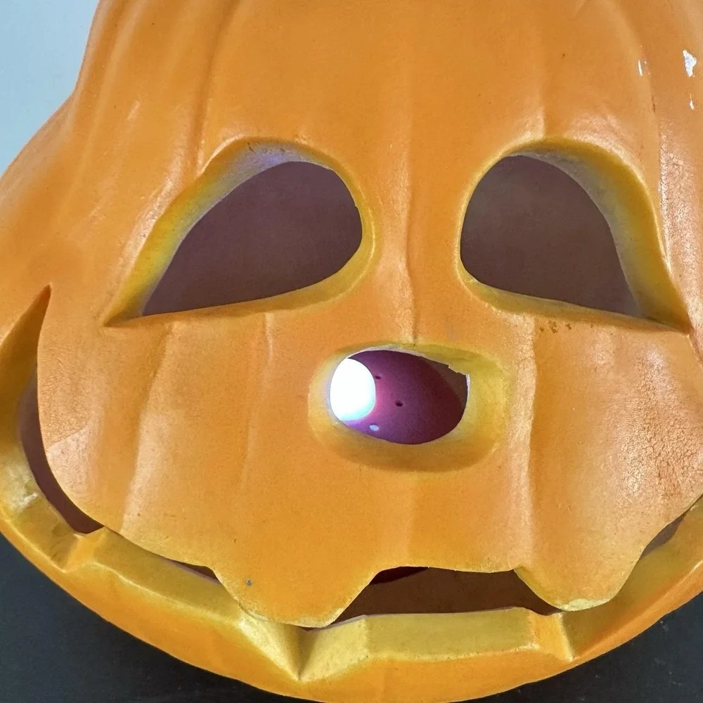 VTG Walmart Color Change Light Up Jack O Lantern Pumpkin Blow Mold 10
